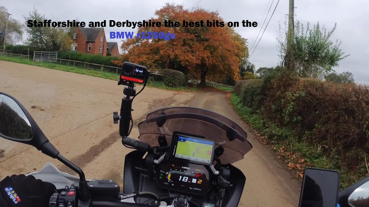 Staffordshire and Derbyshire the best bits on the BMW r1250gs