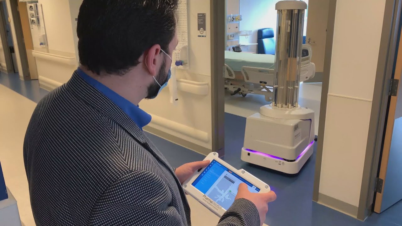 Disinfection robot being tested in Montreal