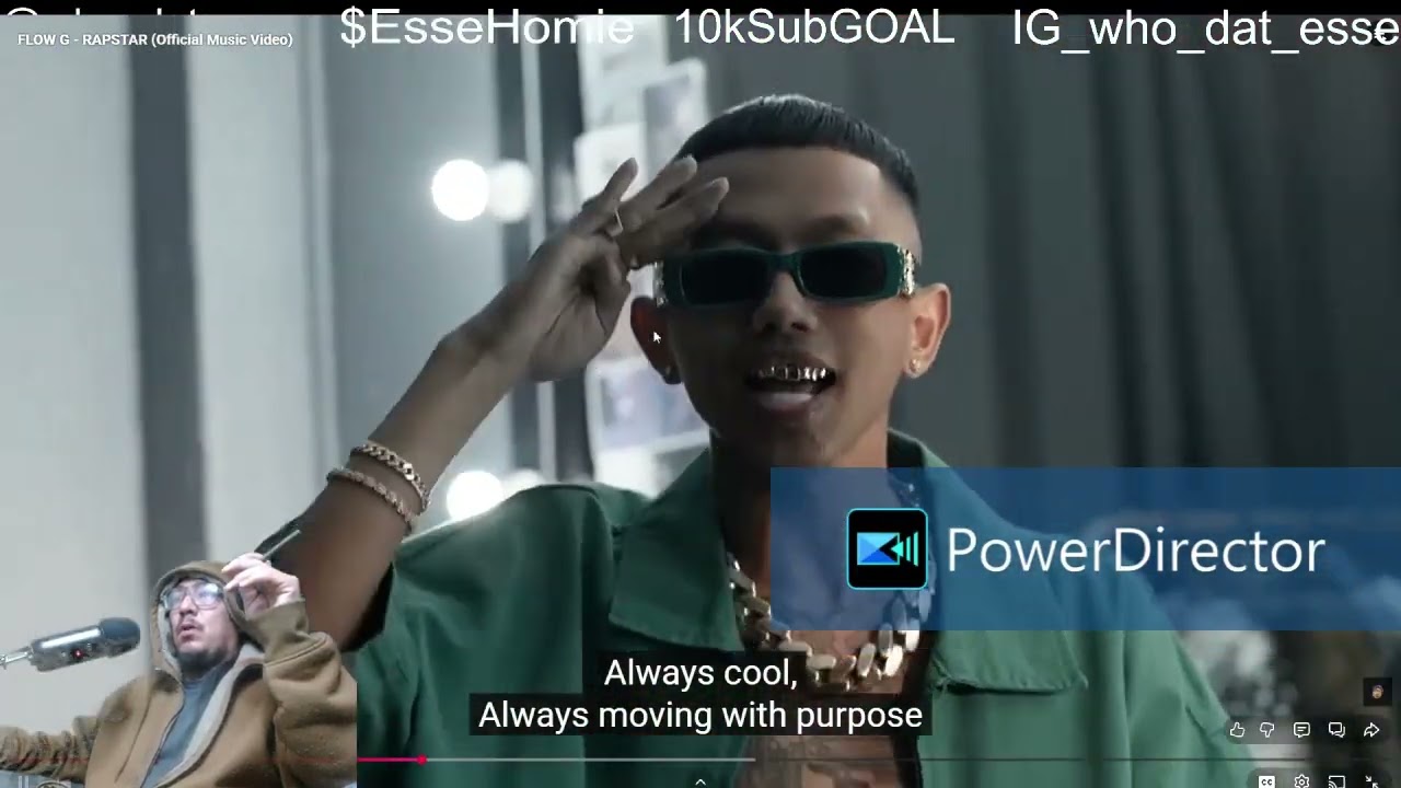 Flow G-RapStar..Reaction. He Went Off on this..Let me knoe subtitles were correct or not. 