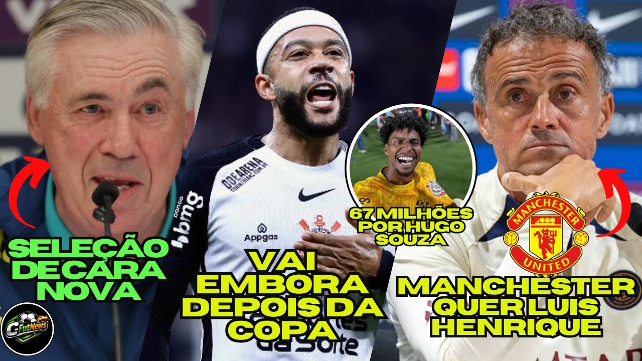 🚨DEPAY INDO EMBORA DEPOIS DA COPA - HUGO SOUZA DE SAÍDA - E A  NOVA CARA DA SELEÇÃO BRASILEIRA⚽