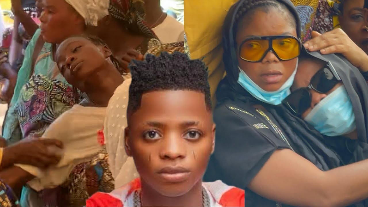 WATCH DESTINY BOY YOUNGER SISTER REACTION AND HIS WIFE WHILE ABOUT TO BURIES HIM