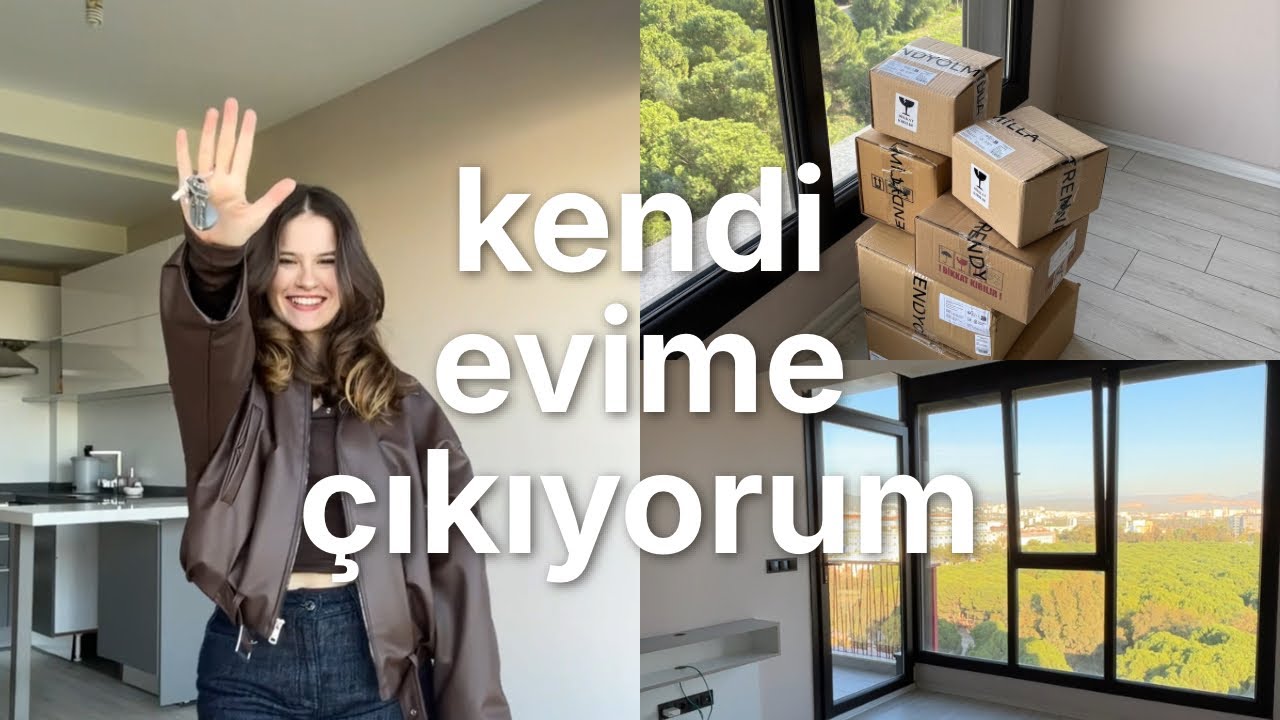 İlk Evime &Ccedil;ıkıyorum| boş ev turu, sohbet #vlog 