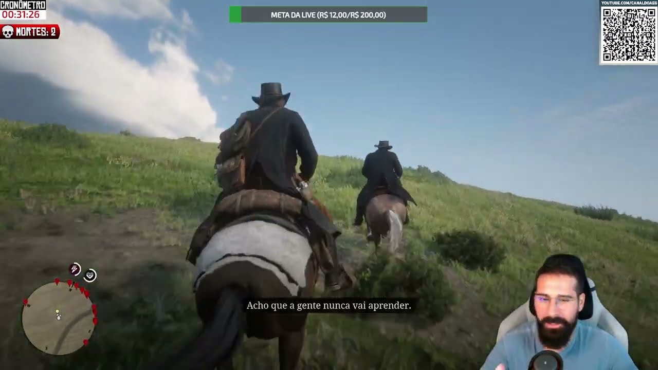 SE MORRER, VOLTO DO INÍCIO! 😳 - DESAFIO PERMADEATH no RDR2 #10