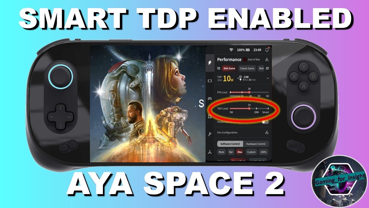 Aya Space 2 (Beta) Smart TDP Enabled on Starfield