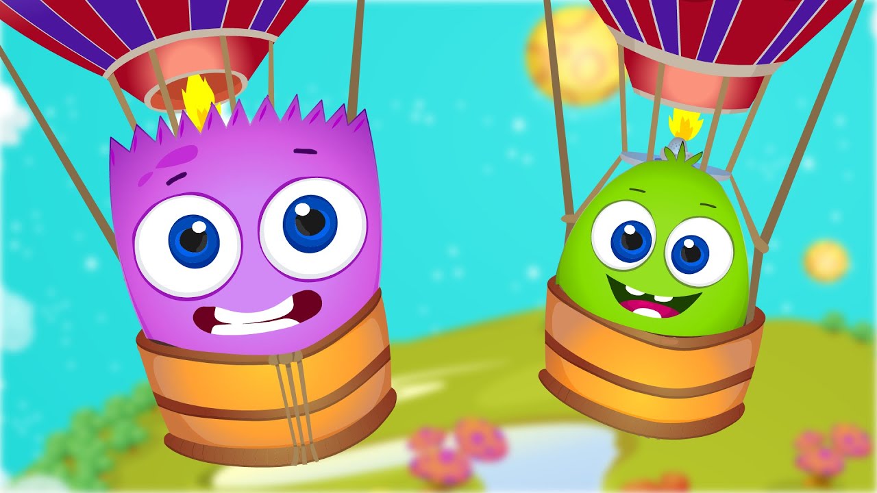 Fun Learning with Op and Bob: Discover 'Tall & Short' | Cartoons for Kids