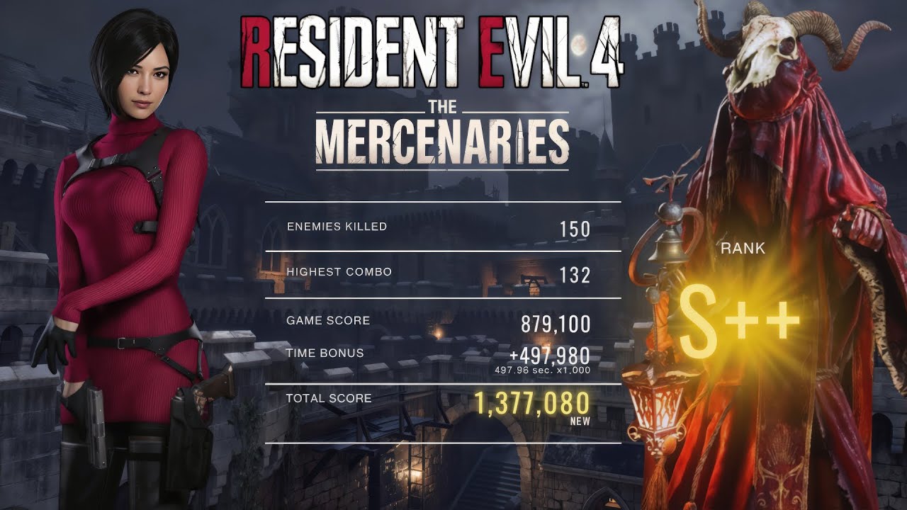 The Mercenaries - ADA Castle S++ (RE4 Remake)