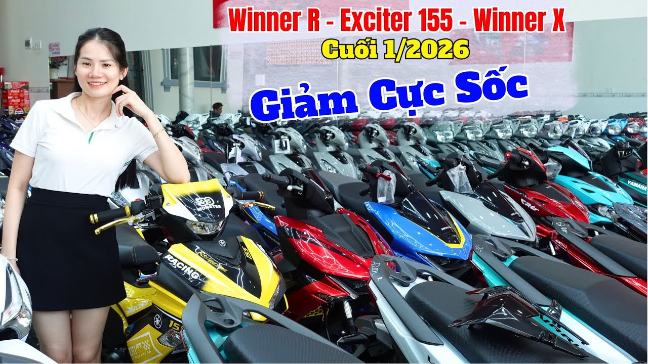 Giá Xe Winner R - Winner X V3 , Exciter 155 Cuối 1/2026 Giảm Quá Rẻ