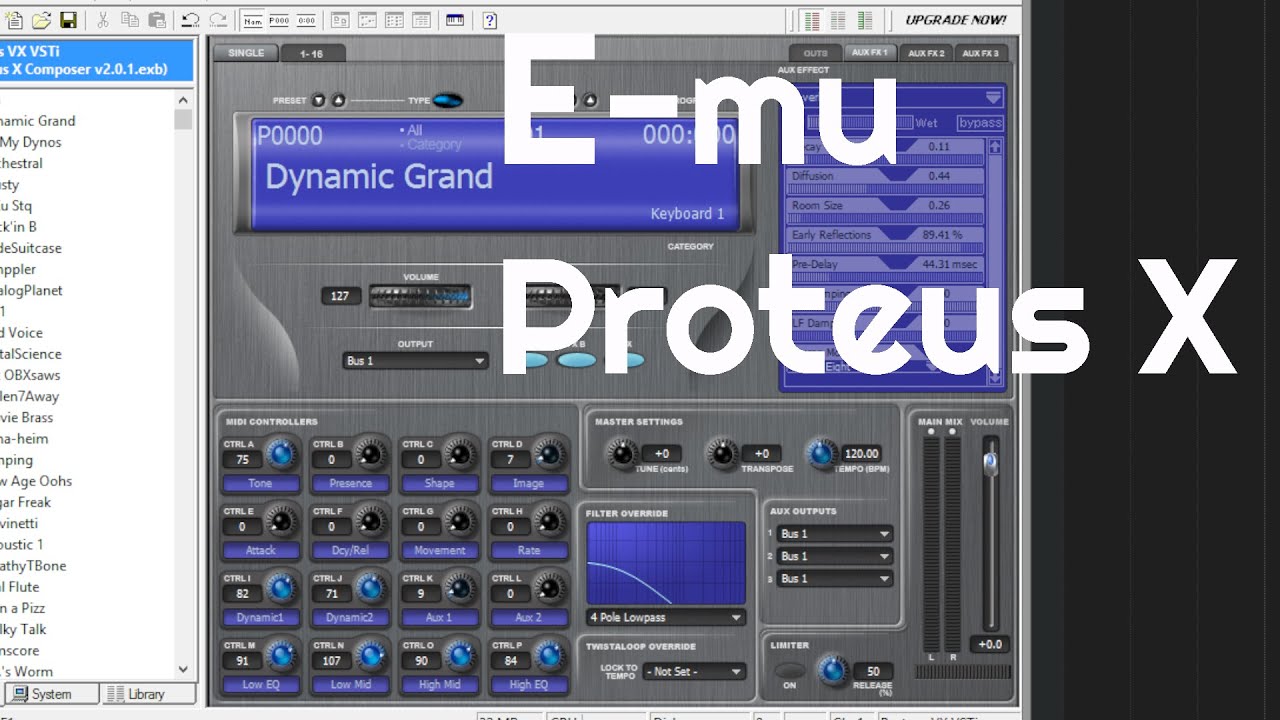 Free Synth - E-mu Proteus VX (No Talking)