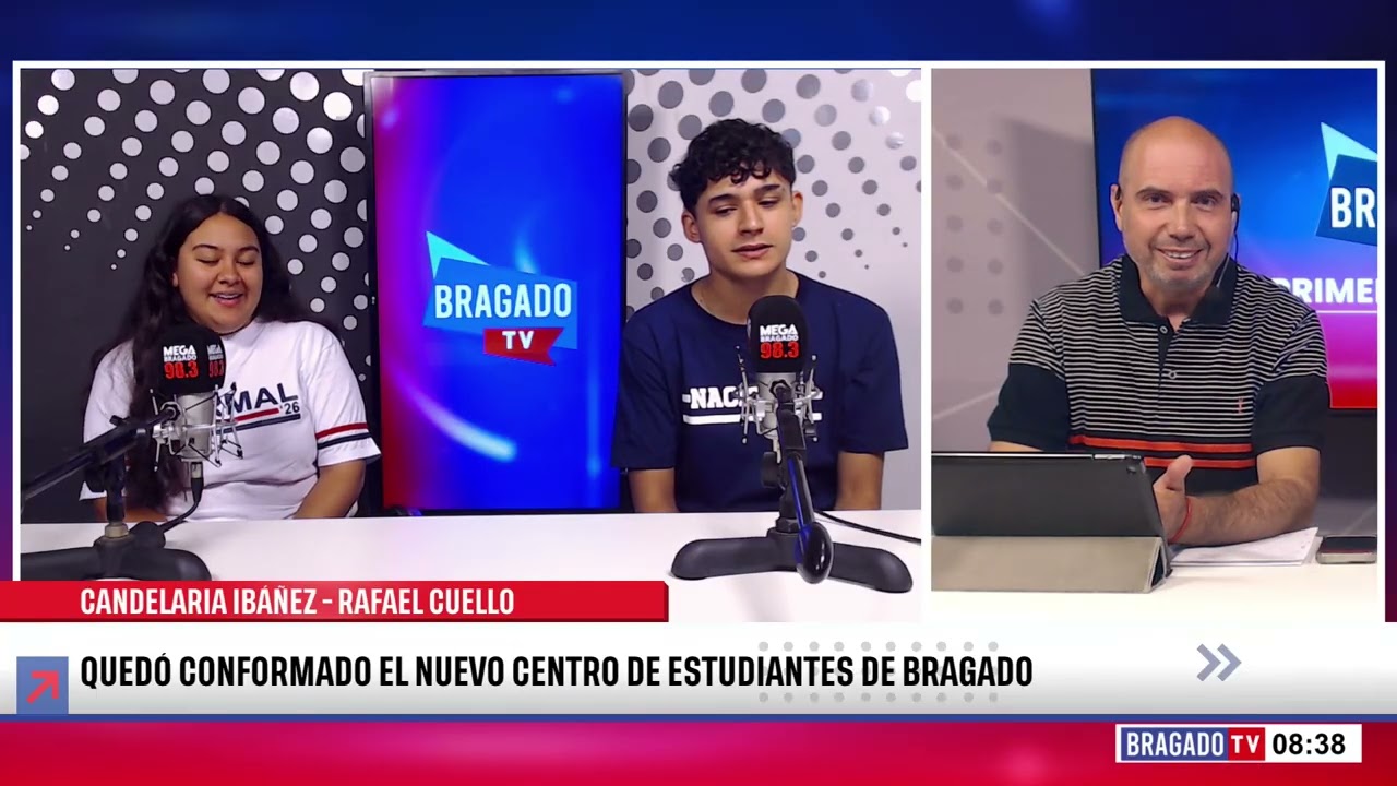 CANDELARIA IBÁÑEZ   RAFAEL CUELLO - QUEDÓ CONFORMADO EL NUEVO CENTRO DE ESTUDIANTES DE BRAGADO
