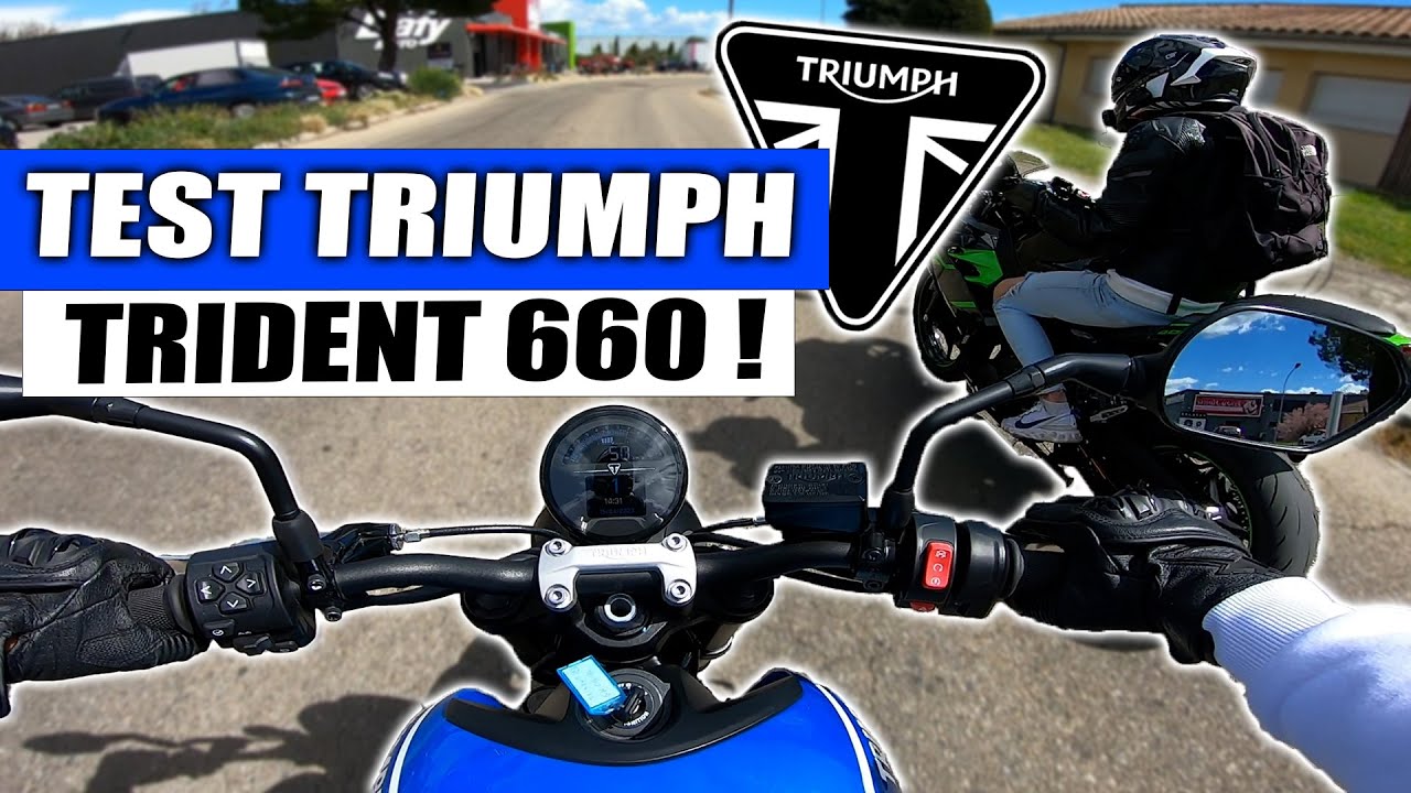 TEST DE LA TRIUMPH TRIDENT 660 ! 🔱(juste incroyable)