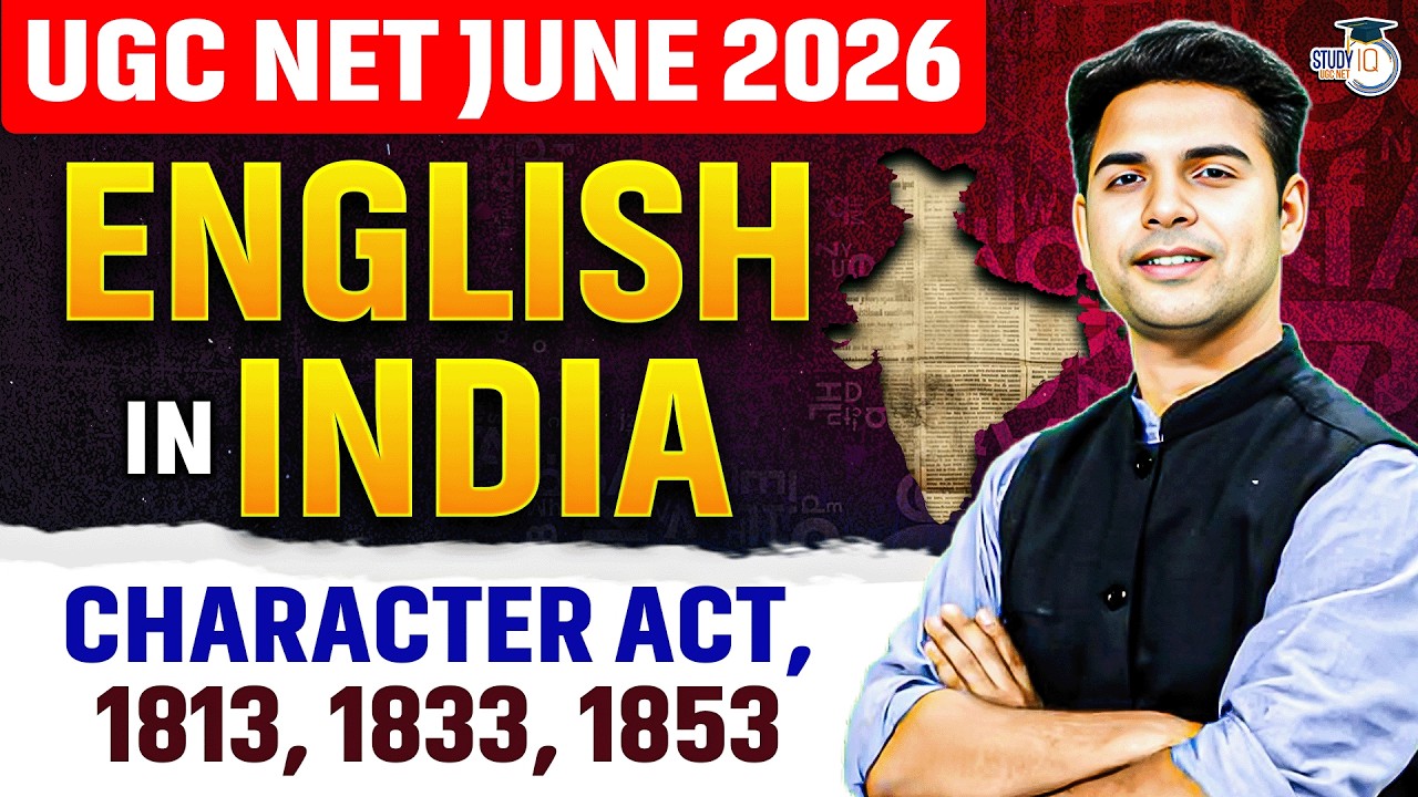 UGC NET JUNE 2026 English in India Charter Act 1813, 1833, 1853 by Abhay sir