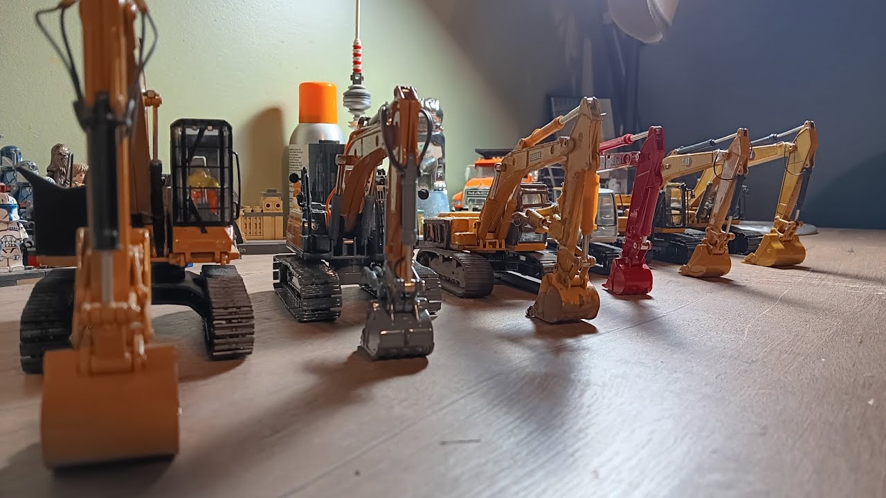 My 1/50 Scale Excavator Collection