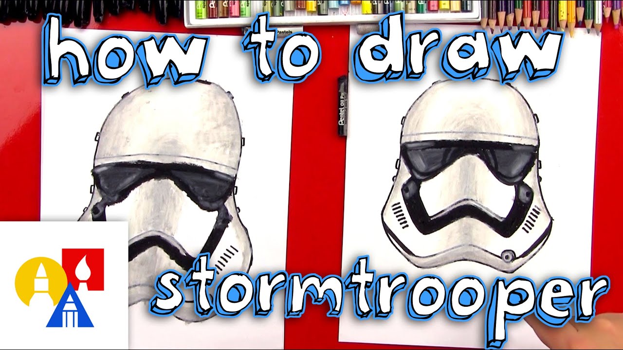 How To Draw A First Order Stormtrooper Helmet
