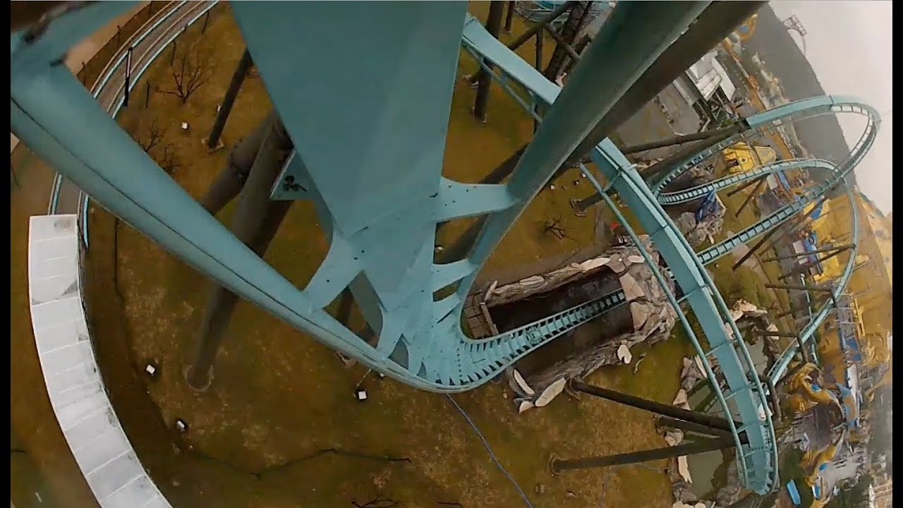 Starry Sky Ripper - Sky Scrapper POV B&M Flyer Roller Coaster World Joyland China