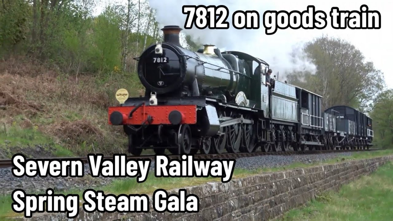 Severn Valley Railway Spring Steam Gala | 7812 Erlestoke Manor on goods trains, day one of the gala
