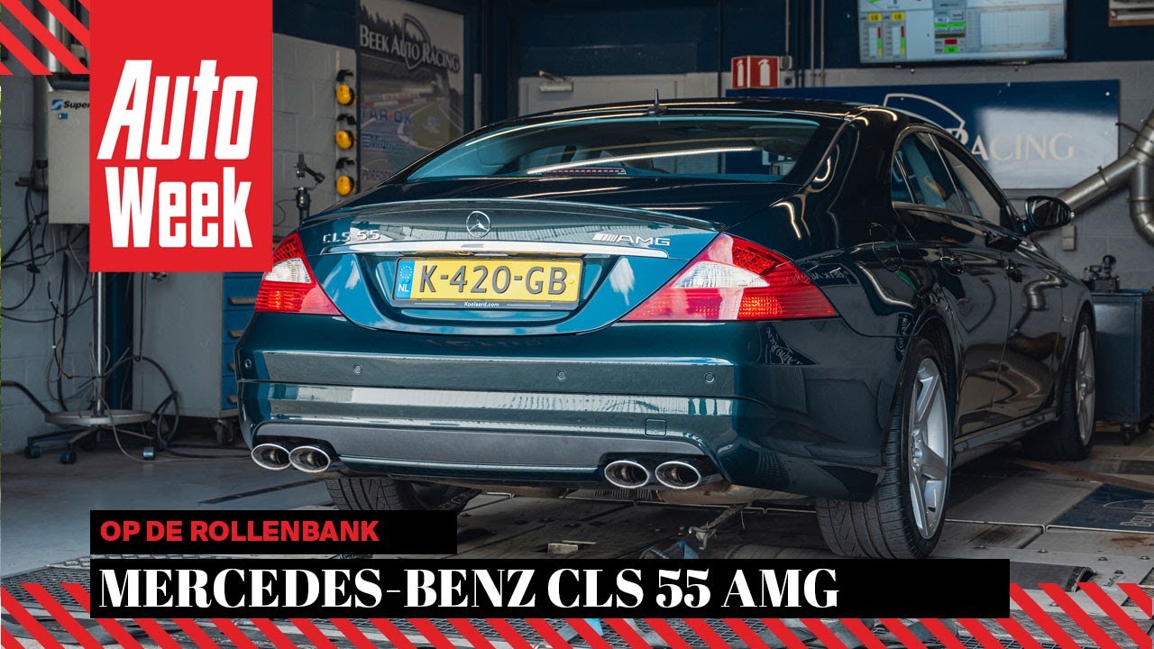 Mercedes-Benz CLS 55 AMG - 2005 - Op de rollenbank