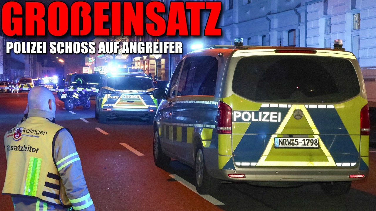 [POLIZEI SCHOSS AUF MESSERANGREIFER!] - 81-jähriger zuvor mit Messer schwer verletzt - Ratingen -