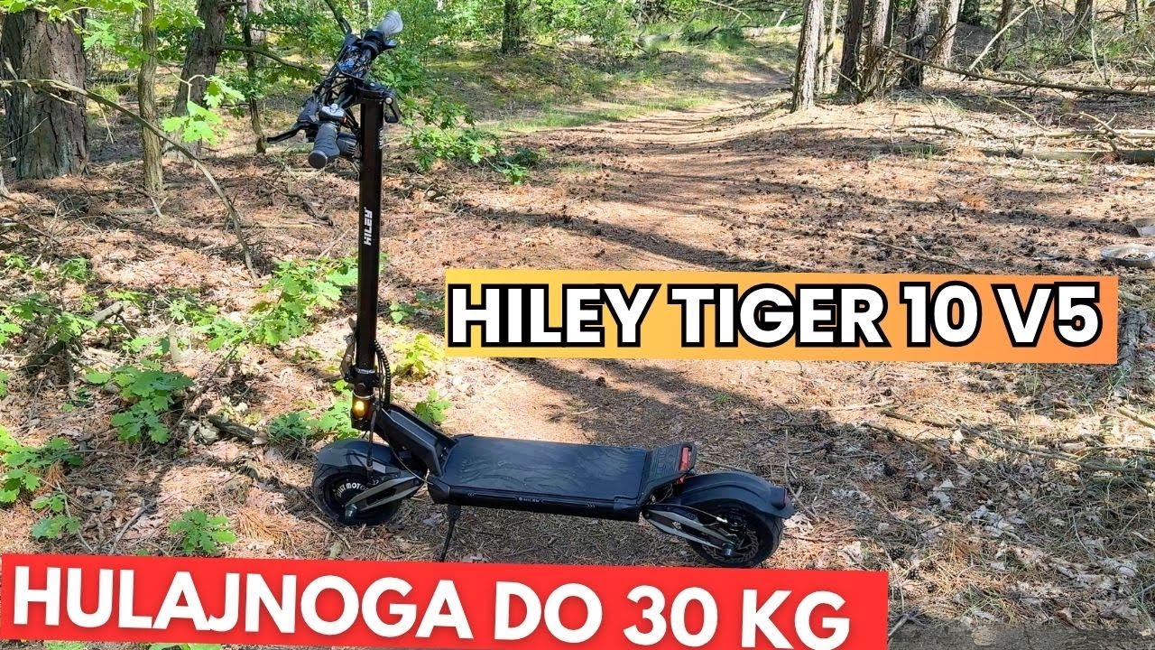 Testuję nową hulajnogę Hiley Tiger 10 V5 – zaskoczyła mnie! Jak odblokować V-Max? Wrażenia