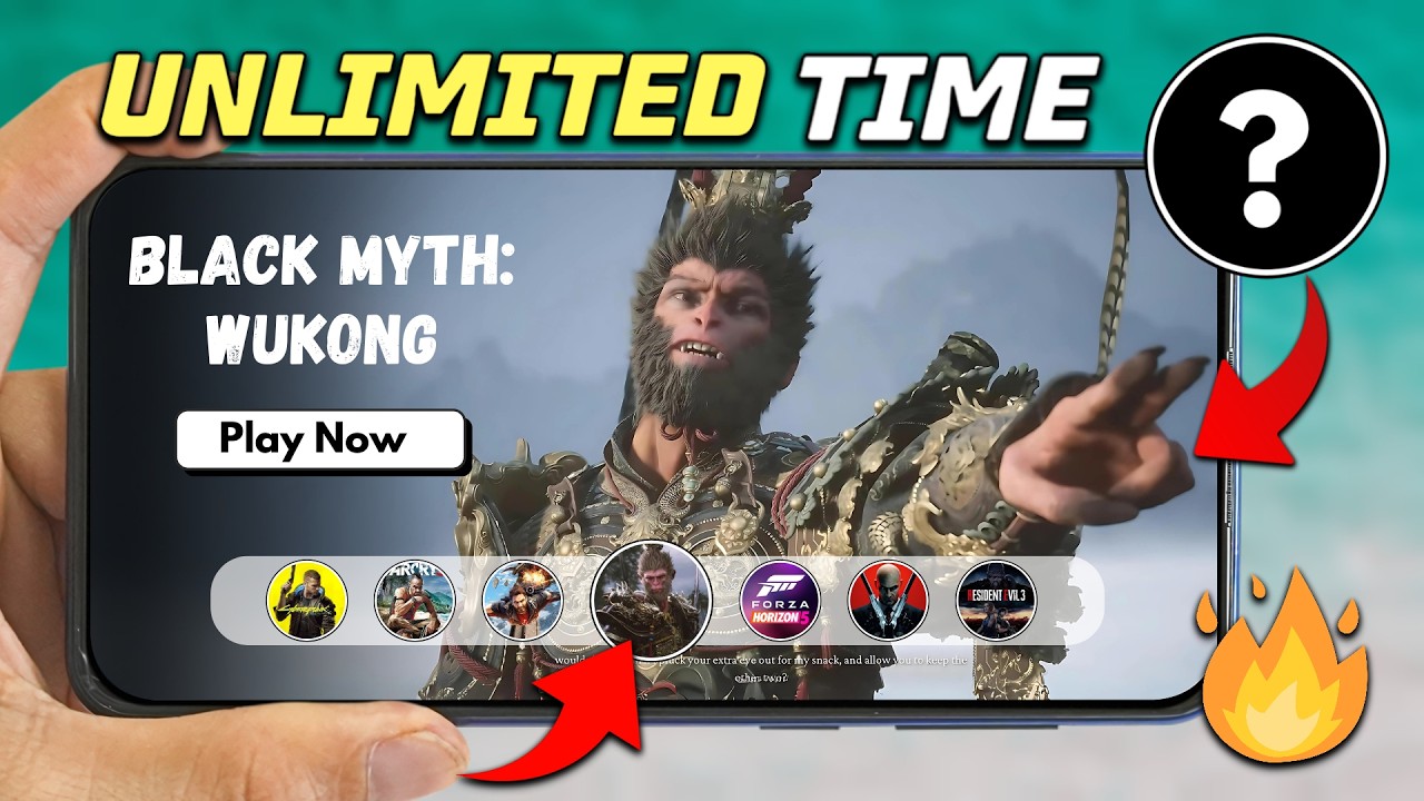 I *TRIED* Black Myth Wukong on Android🤫 | Best Cloud Gaming App in 2024