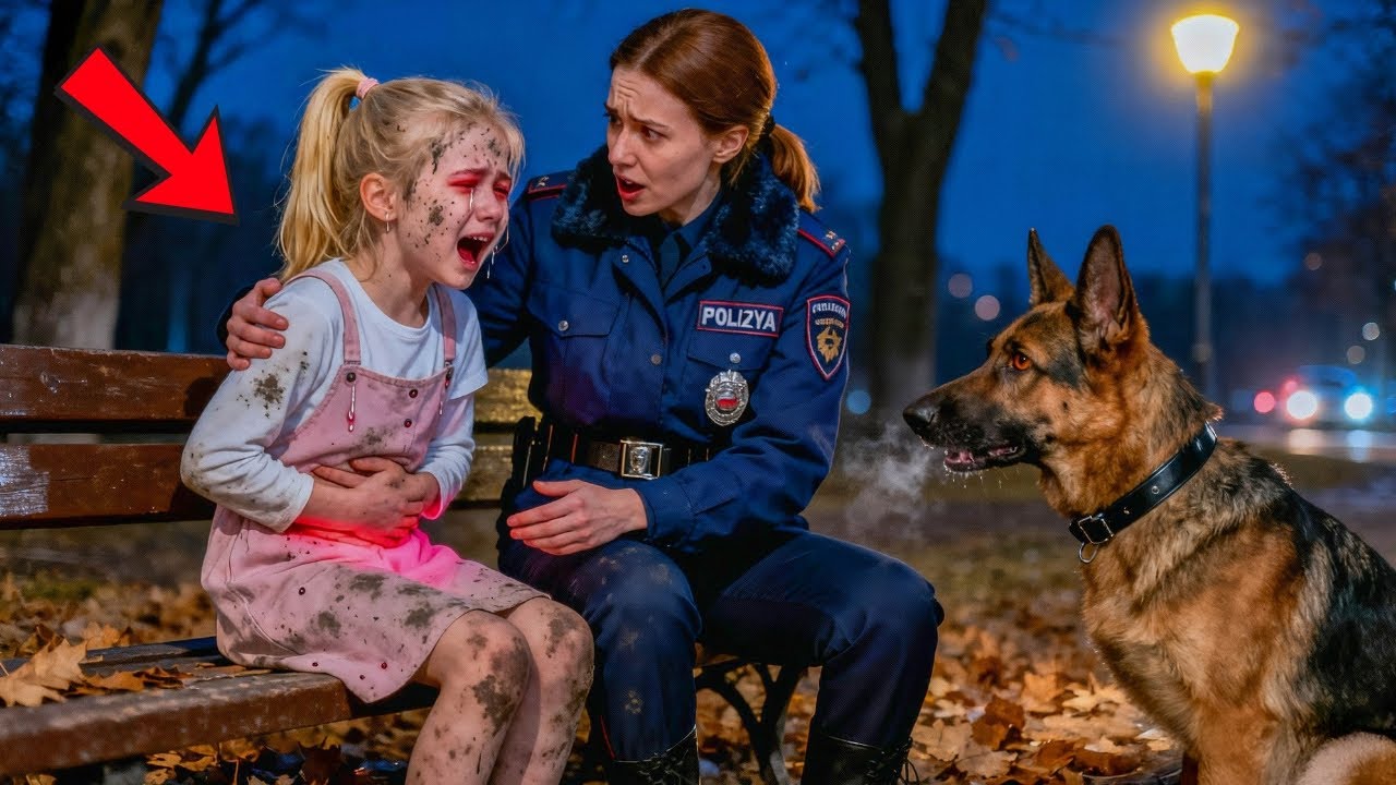 Маленькая девочка прошептала: «Мне больно» — и офицер с собакой превратили боль в чудо