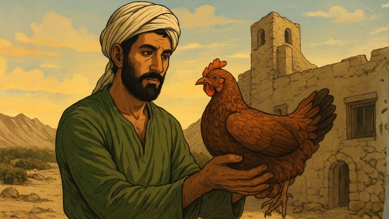 قصه الشاب الذي باع اخر دجاجه عنده ففوجى بما لم يكن في الحسبان