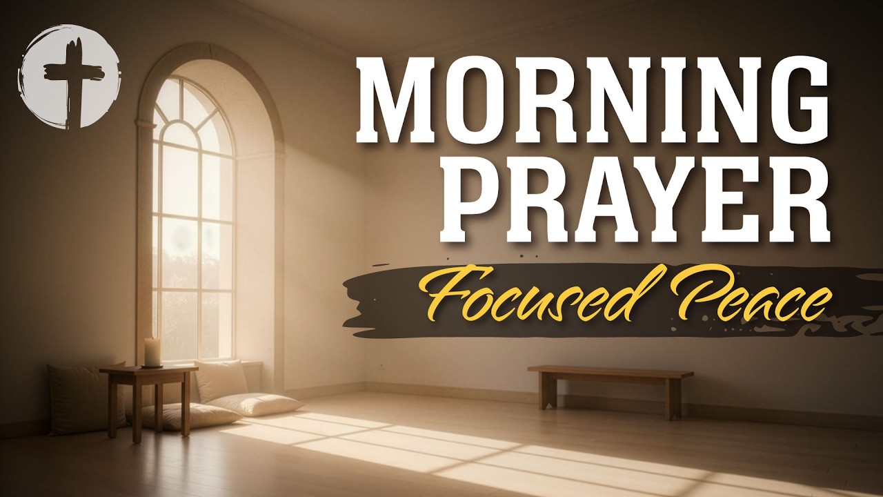 Morning Prayer | Daily Prayer for Today for Peace, Bold Faith, Clear Purpose & Steady Trust
