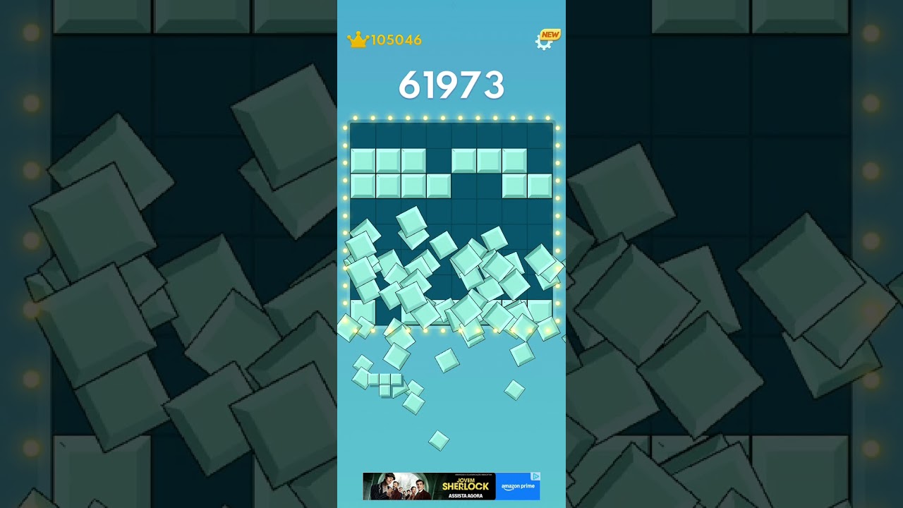 Jogando block blast 