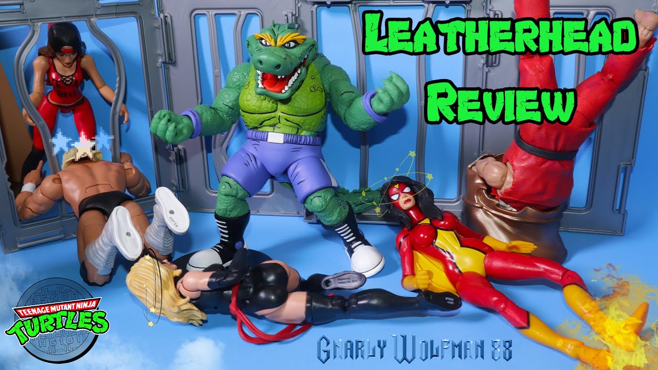 NECA Stump Arena Presents: TMNT Adventures LEATHERHEAD | Archie Comics Figure Review