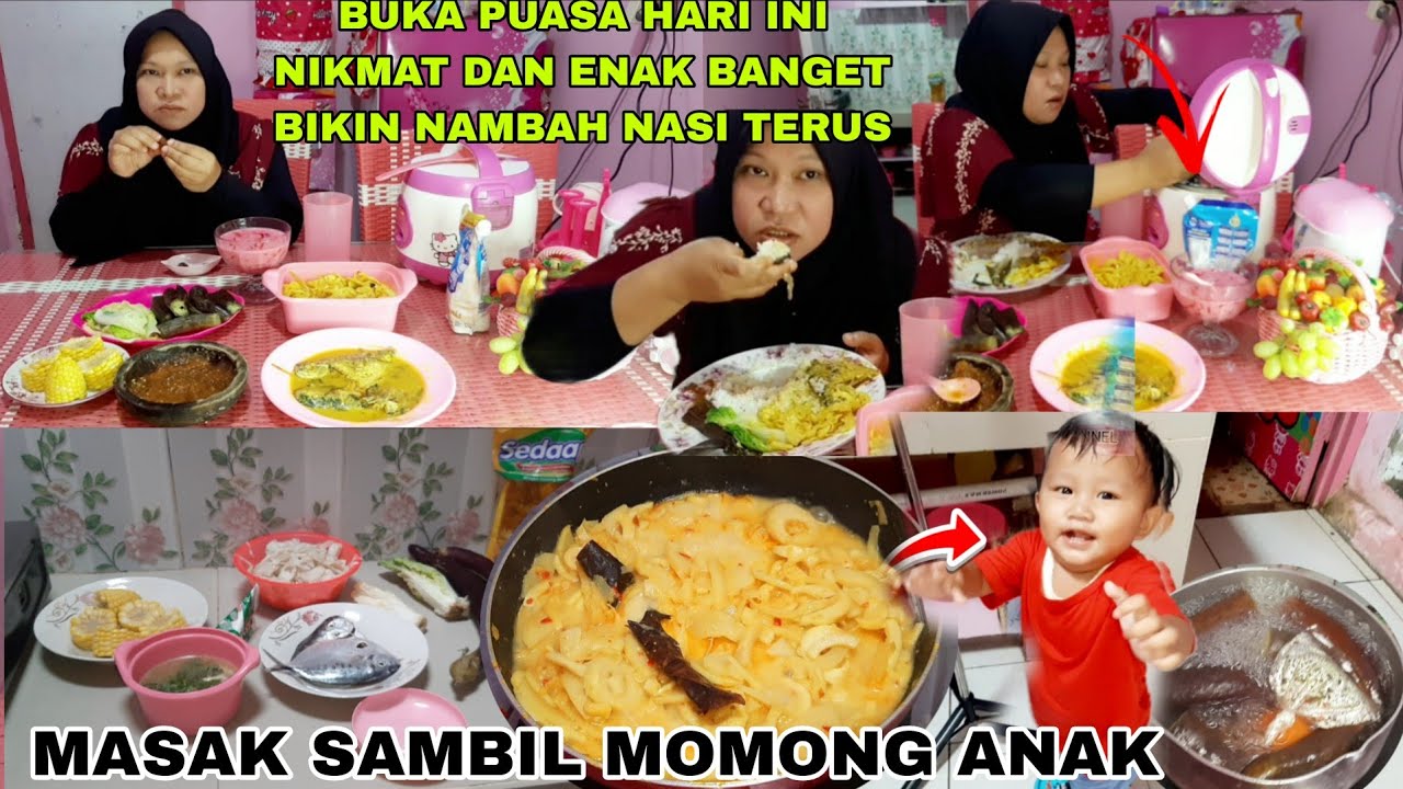 MENU BUKA PUASA HARI INI ENAK BANGET BIKIN NAMBAH NASI TERUS MENU TANGGAL TUA 
