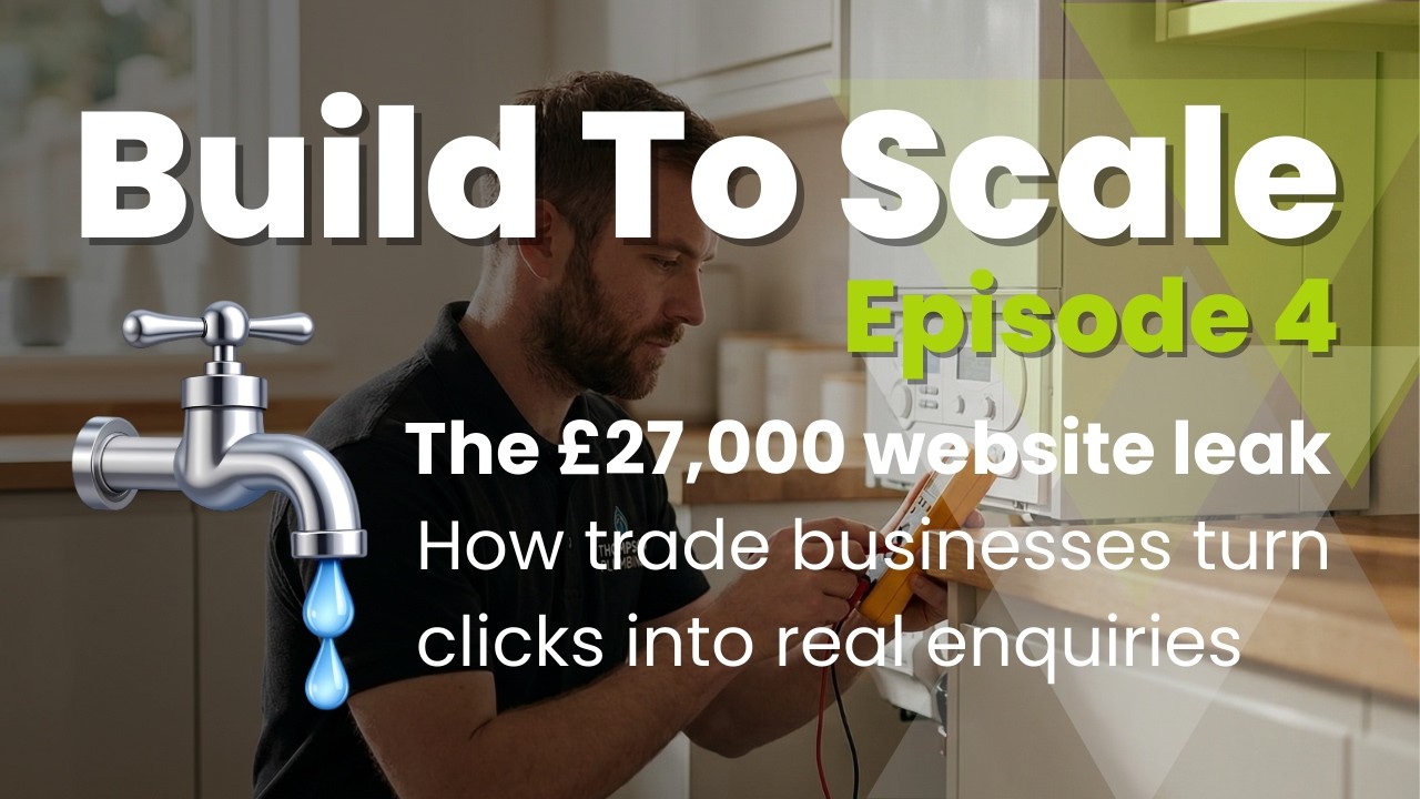 The £27,000 website leak: how trade businesses turn clicks into real enquiries - Build To Scale Ep4