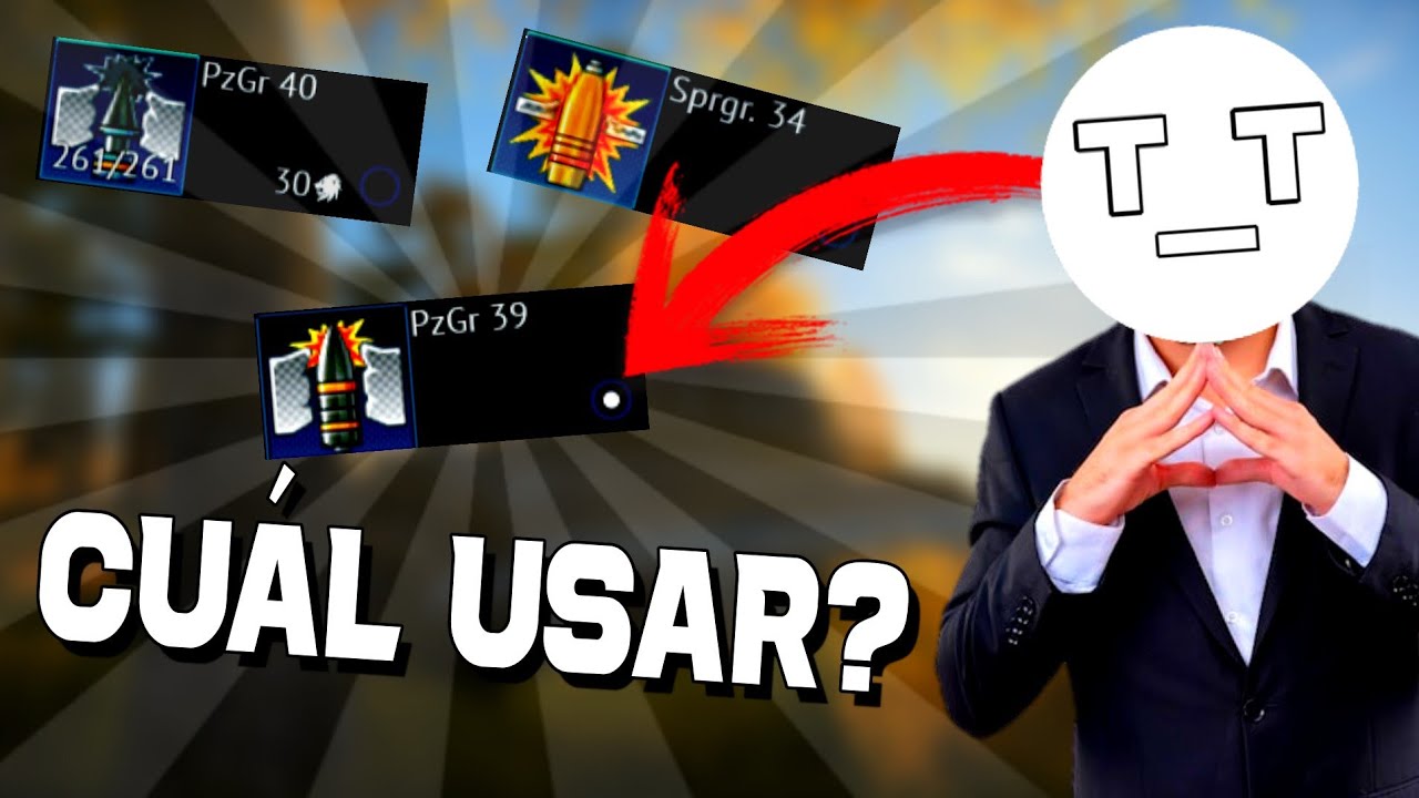 Como se usa la munición en war thunder mobil 
