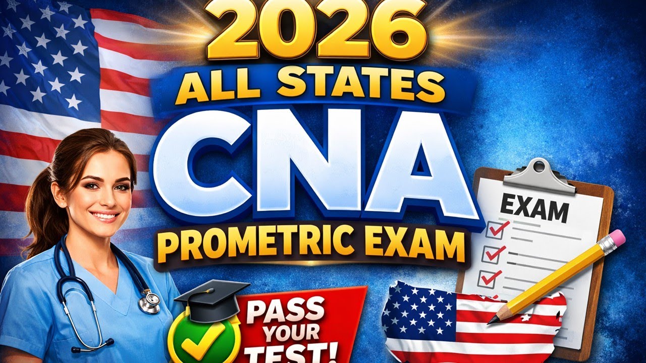 2026 CNA WRITTEN EXAM ALL STATE SIMULATION || With No Sound||