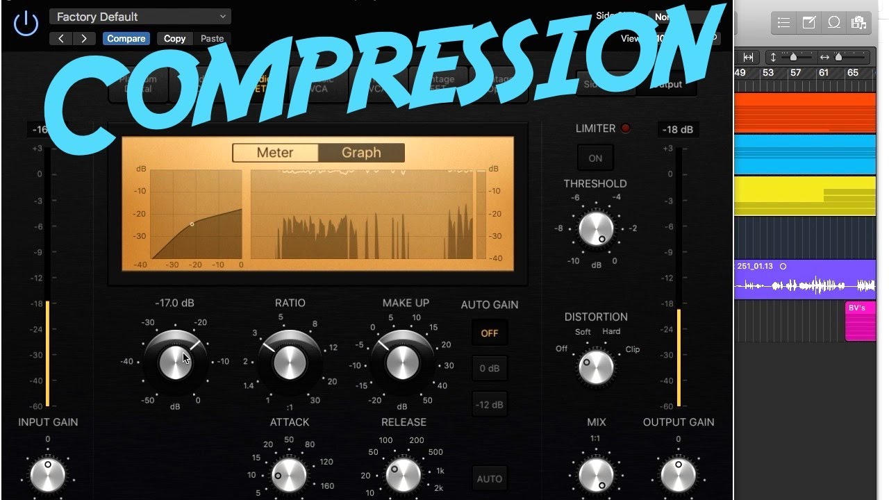 How To Use Logic Pro X's Compression Tool
