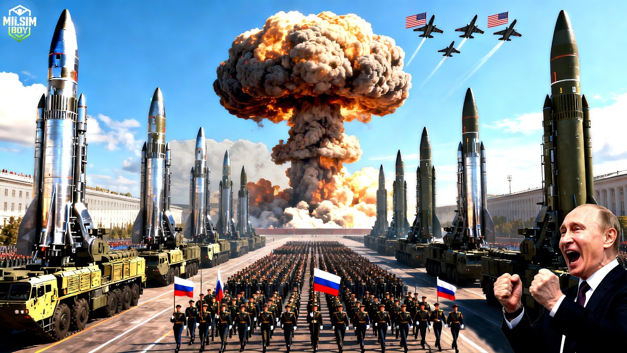 Выхода нет! Американские истребители атакуют российские войска... Но посмотрите, что происходит?! -