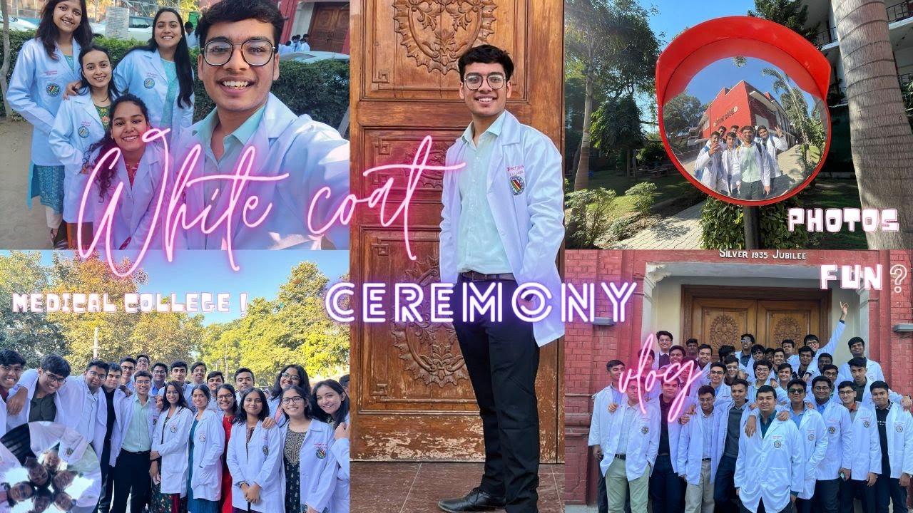 White Coat Ceremony Vlog 🧑🏻‍⚕️ | How it went? Fun? Feelings? | Medical College | MBBS Vlog #4