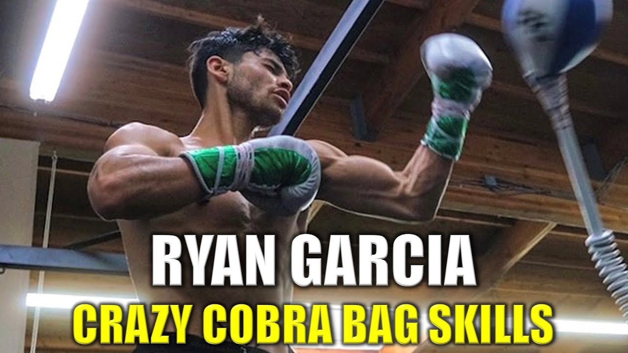 Ryan Garcia Cobra Bag Training