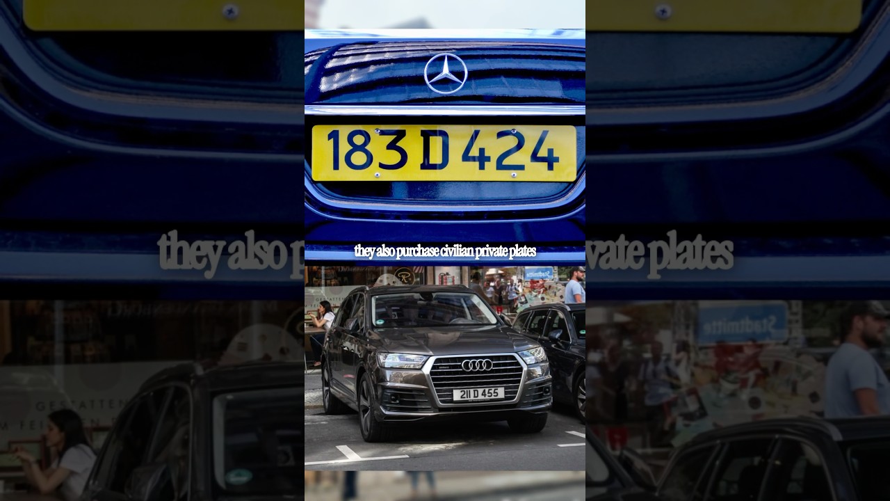 Diplomatic number plates explained