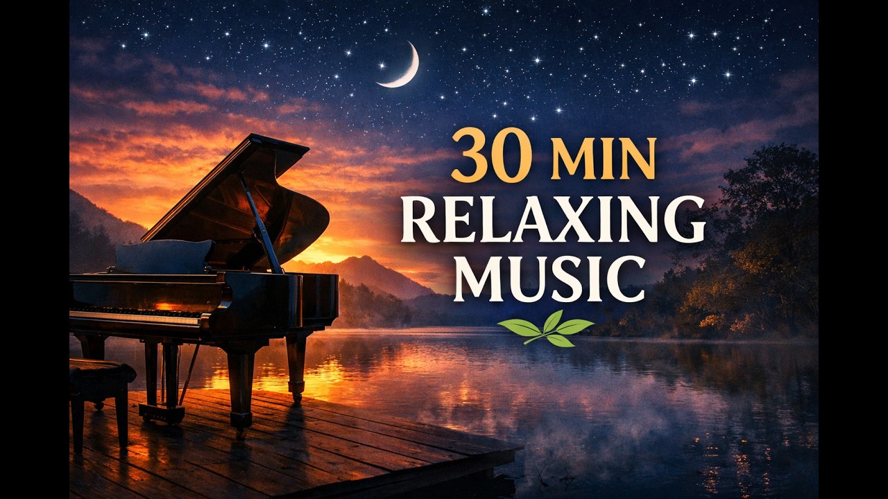 30 Minute Relaxing Piano Music 🌿 Calm Instrumental for Deep Sleep, Stress Relief & Meditation