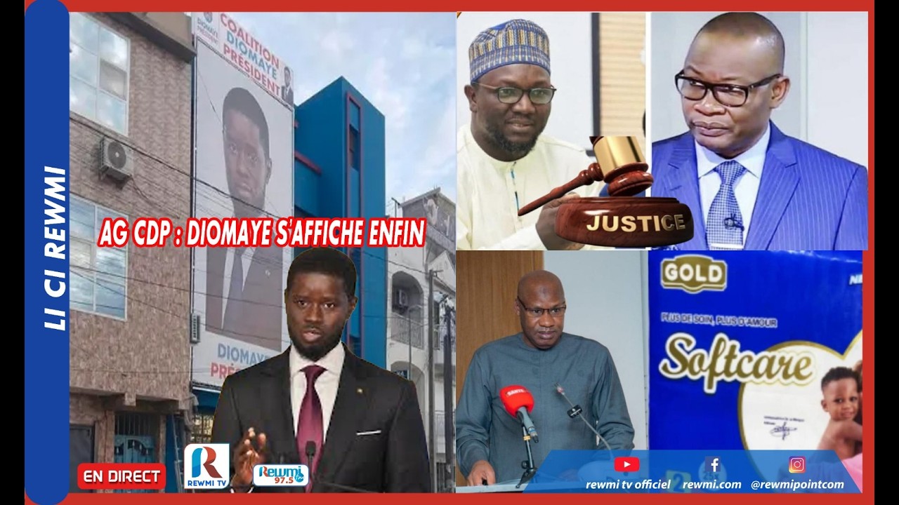 🛑🛑🛑AG CDP : Diomaye s’affiche enfin - SURETE URBAINE : Moussa Diop et Cheikh O Diagne mouillés ?