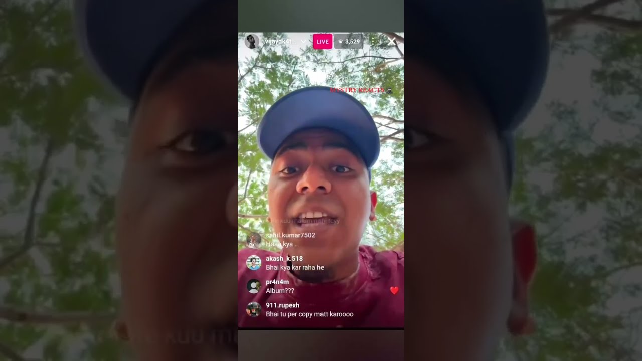 VIJAY DK IS LIVE ON INSTAGRAM #viralvideo #rap #artist #hiphop #musician  #rapper #music #official