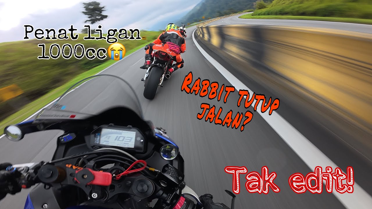 AKU HAMPIR LOWSIDE🤯 | LIGAN CBR1000rr REPSOL | DOWNHILL GERIK | YAMAHA R25 | 4K ONBOARD 