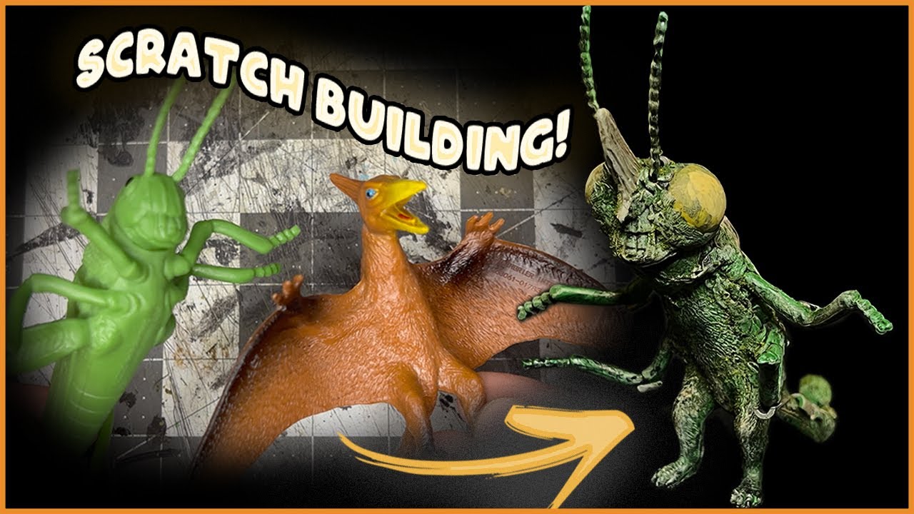 How to scratch build a monster from cheap toys