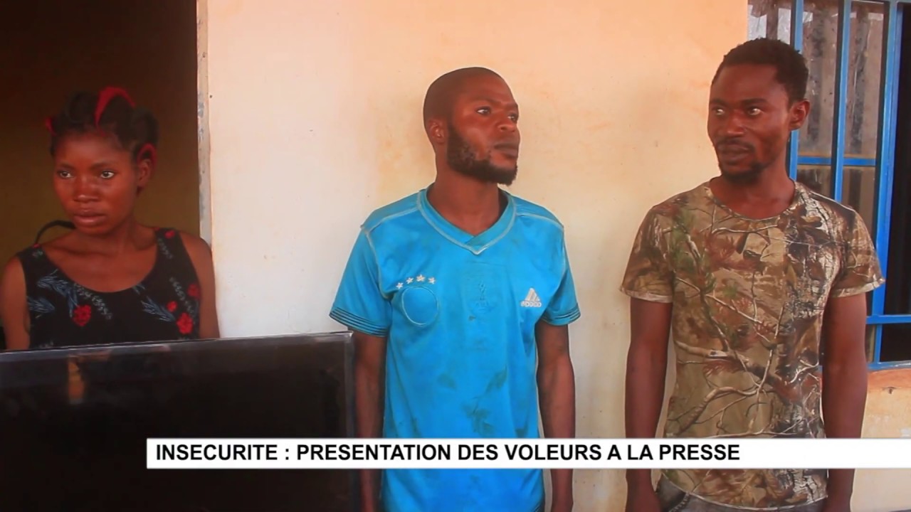 KASUMBALESA : PRÉSENTATION DES VOLEURS A LA PRESSE ( SERVICES SPÉCIAUX)