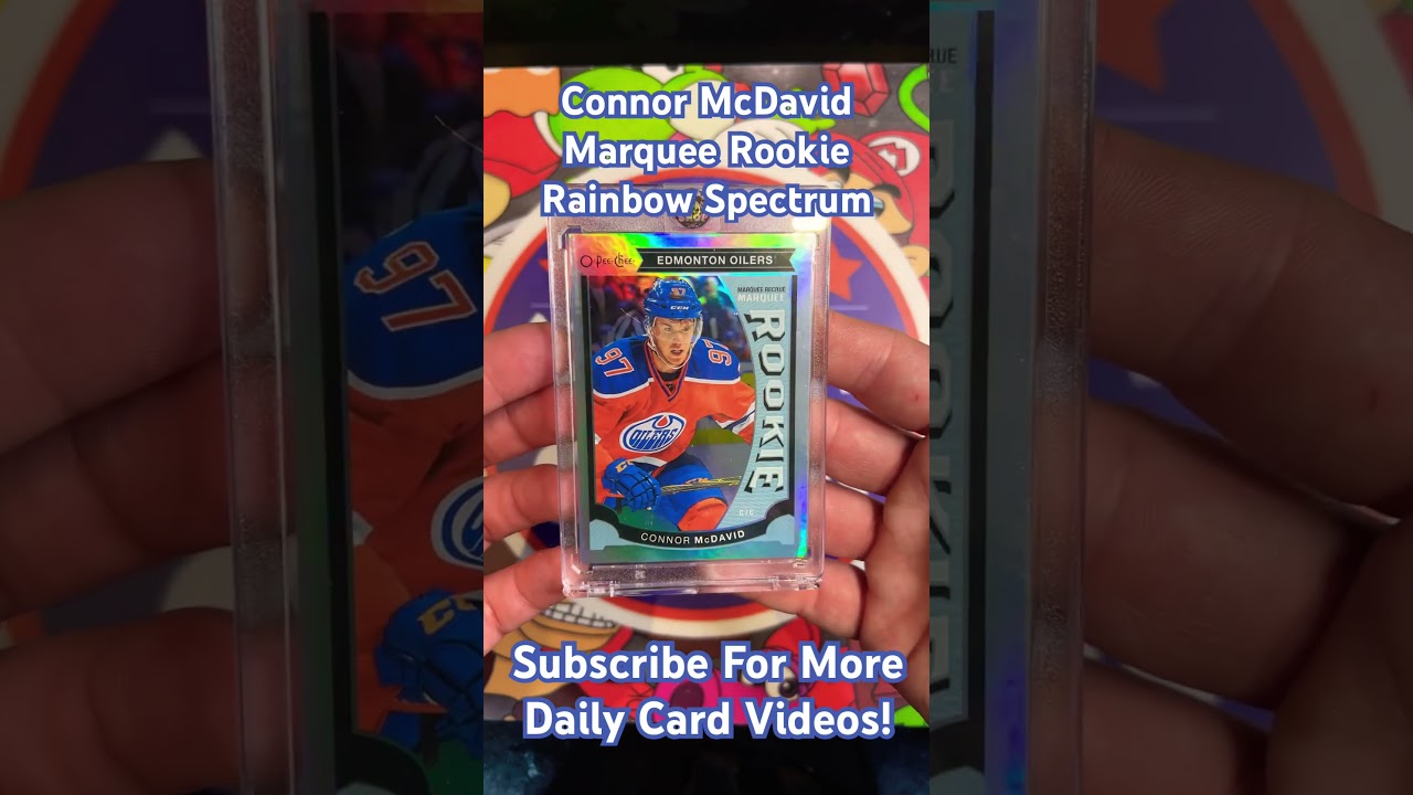 Connor McDavid Marquee Rookie Rainbow Variant 