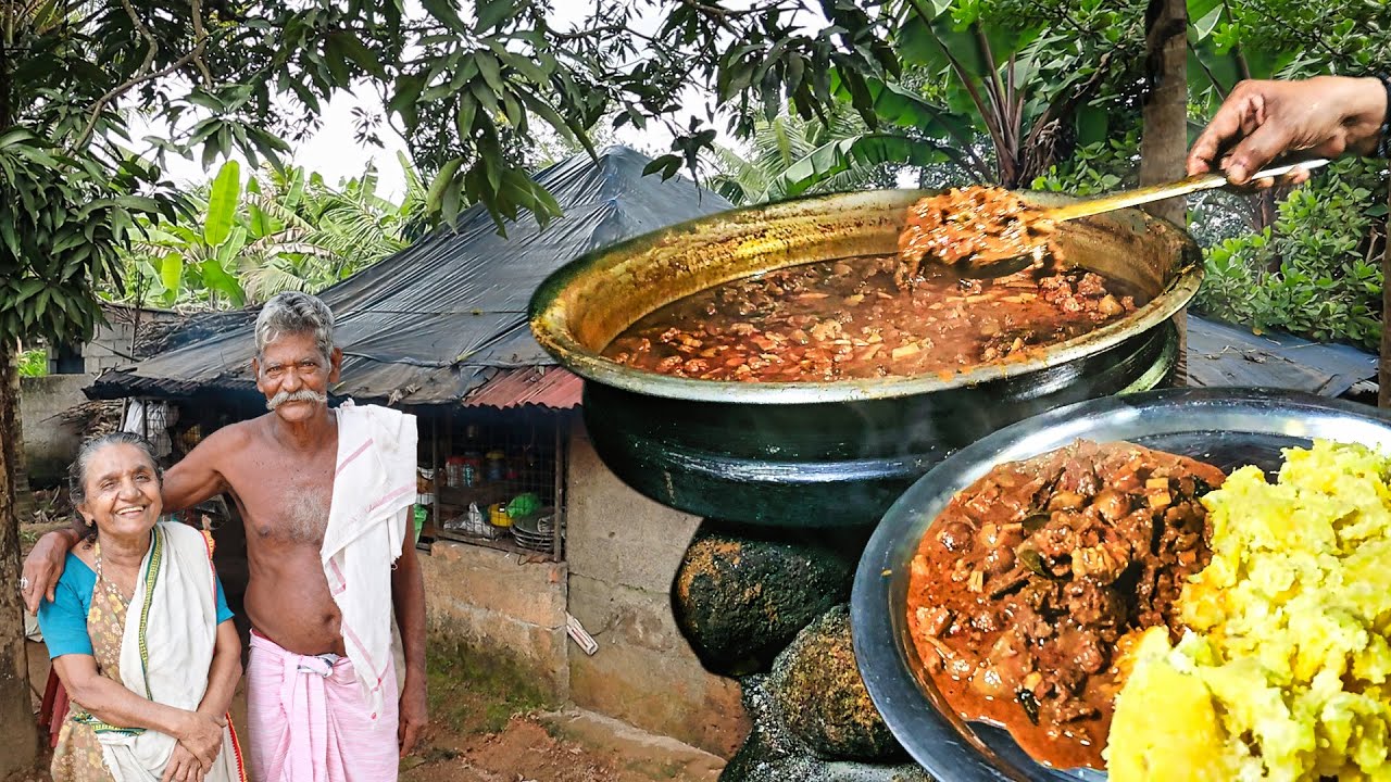അമ്മാ..ഇങ്ങനാണെങ്കിൽ അരക്കറി മതിയായിരുന്നു😊പൊലിക്കോട്ടെ അമ്മച്ചിയുടെ കപ്പയും ..😋 | Team Kollam