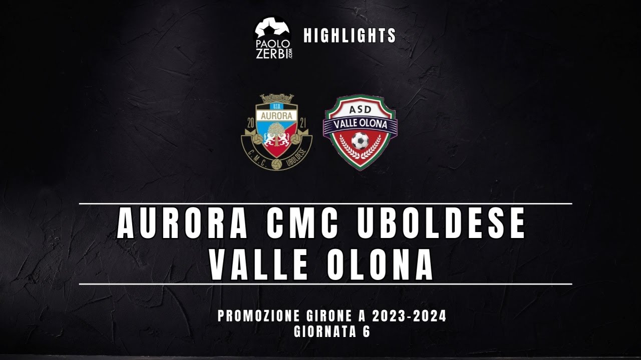 [HIGHLIGHTS] Promozione Gir. A 23/24 - Aurora CMC Uboldese - Valle Olona