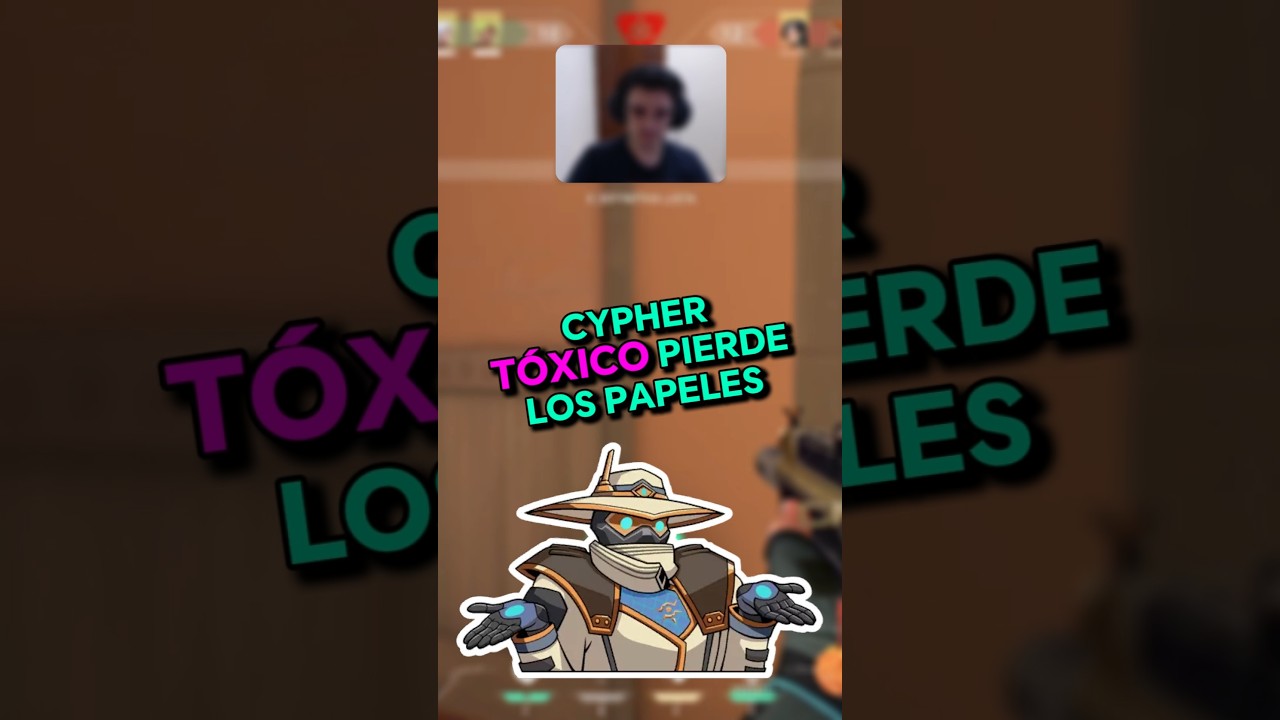 Cypher T&oacute;xico Pierde Los Papeles 🟣Directos en Twitch: elZerloX🟣 #humor #twitch #valorantespa&ntilde;ol