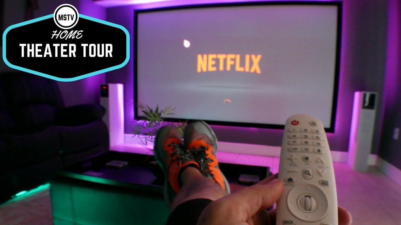 My Home Theater Tour | What I Use | Best Projector for Home Cinema