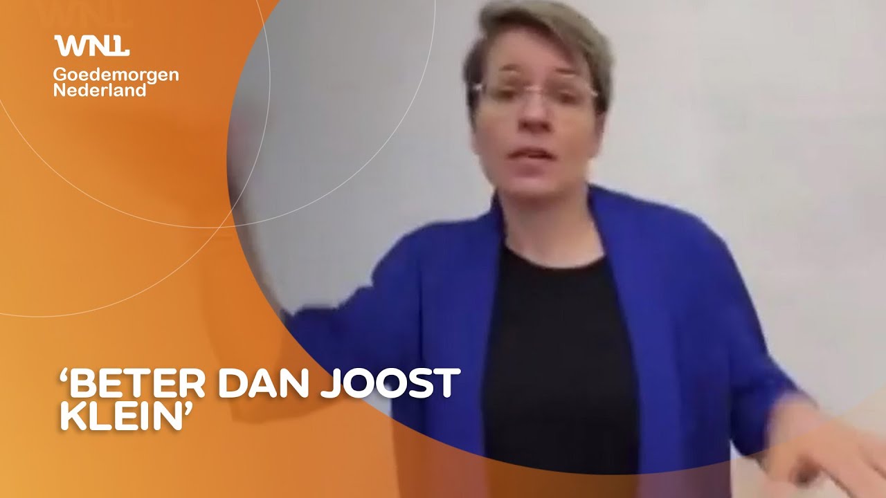 Gebarentolk gaat viral met eigen versie Europapa Joost Klein: 'Douze points!'