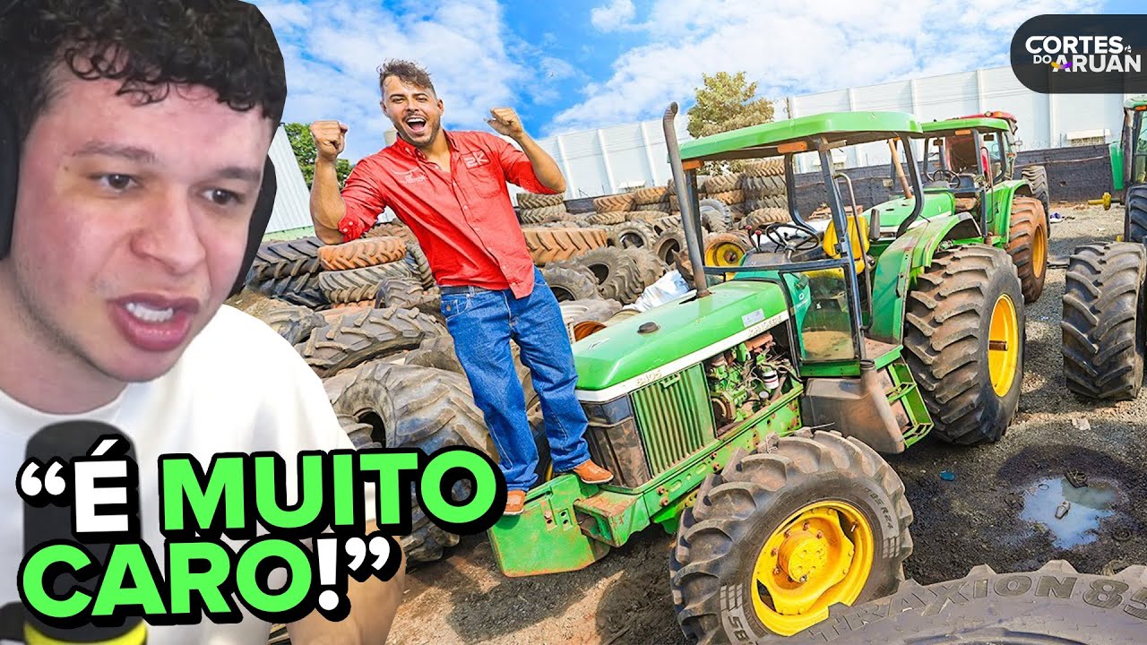 ARUAN REAGE: ENCONTREI OS TRATORES MAIS BARATO PARA COMPRAR NA SUCATA (RENATO GARCIA)